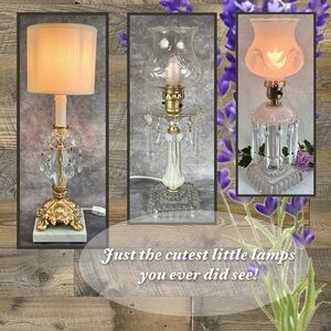 Just the cutest little lamps you ever did see✨